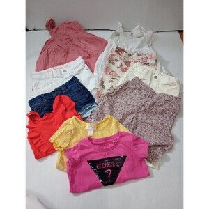 Lot 10 PCs Baby Girl 18-24months H&M/Cat&Jack  Dress Shirts  And Shorts